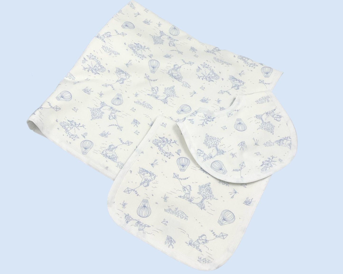 Toile Baby Blanket