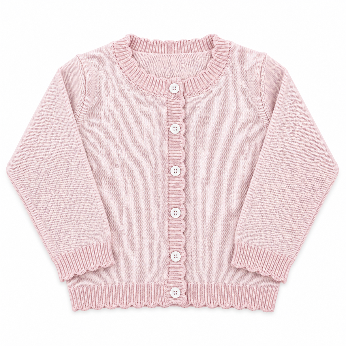 Organic Cotton Pink Cardigan