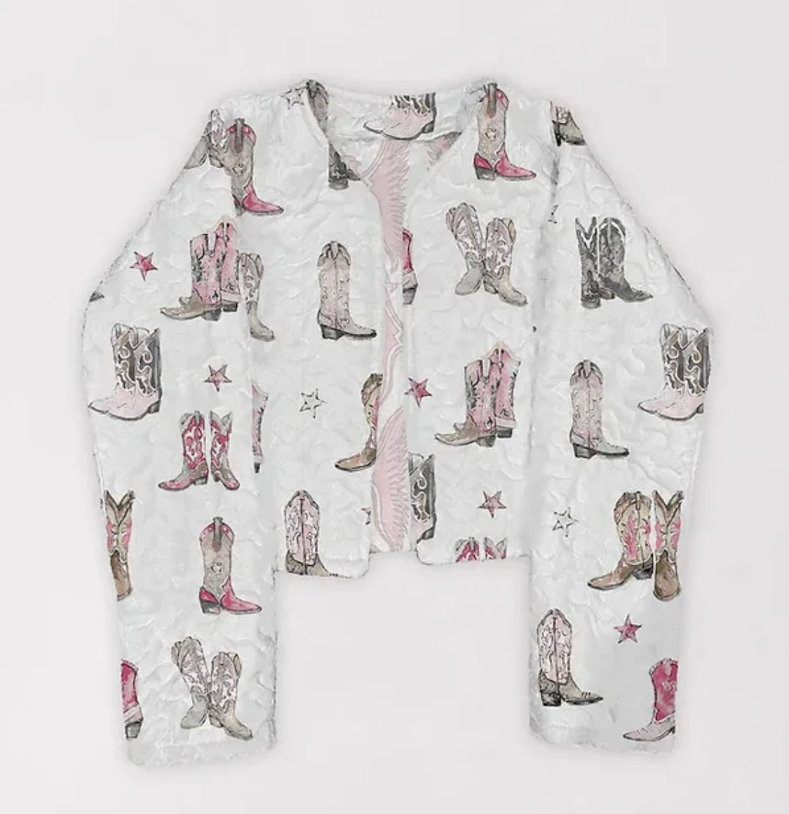 Adult Quilted Crop Jacket