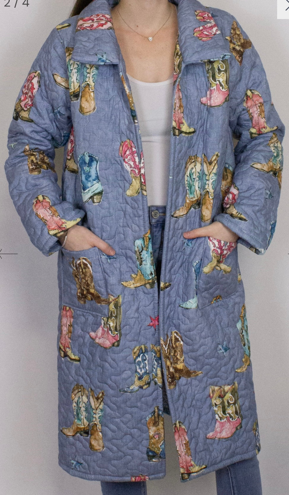 Adult Quilted Duster