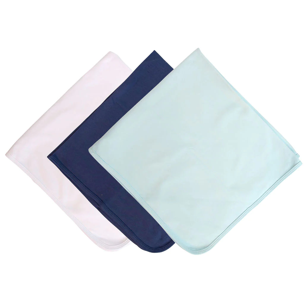 Classic Non-Ruffle Pima Cotton Receiving Blanket