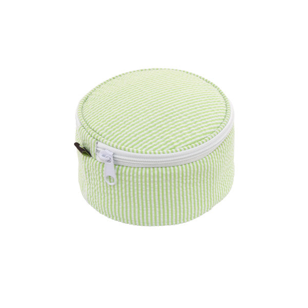 Seersucker Button Bag