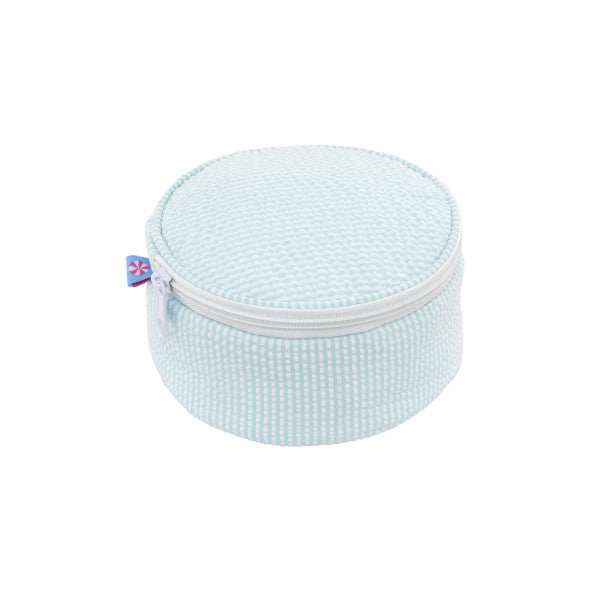 Seersucker Button Bag