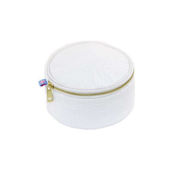 Seersucker Button Bag