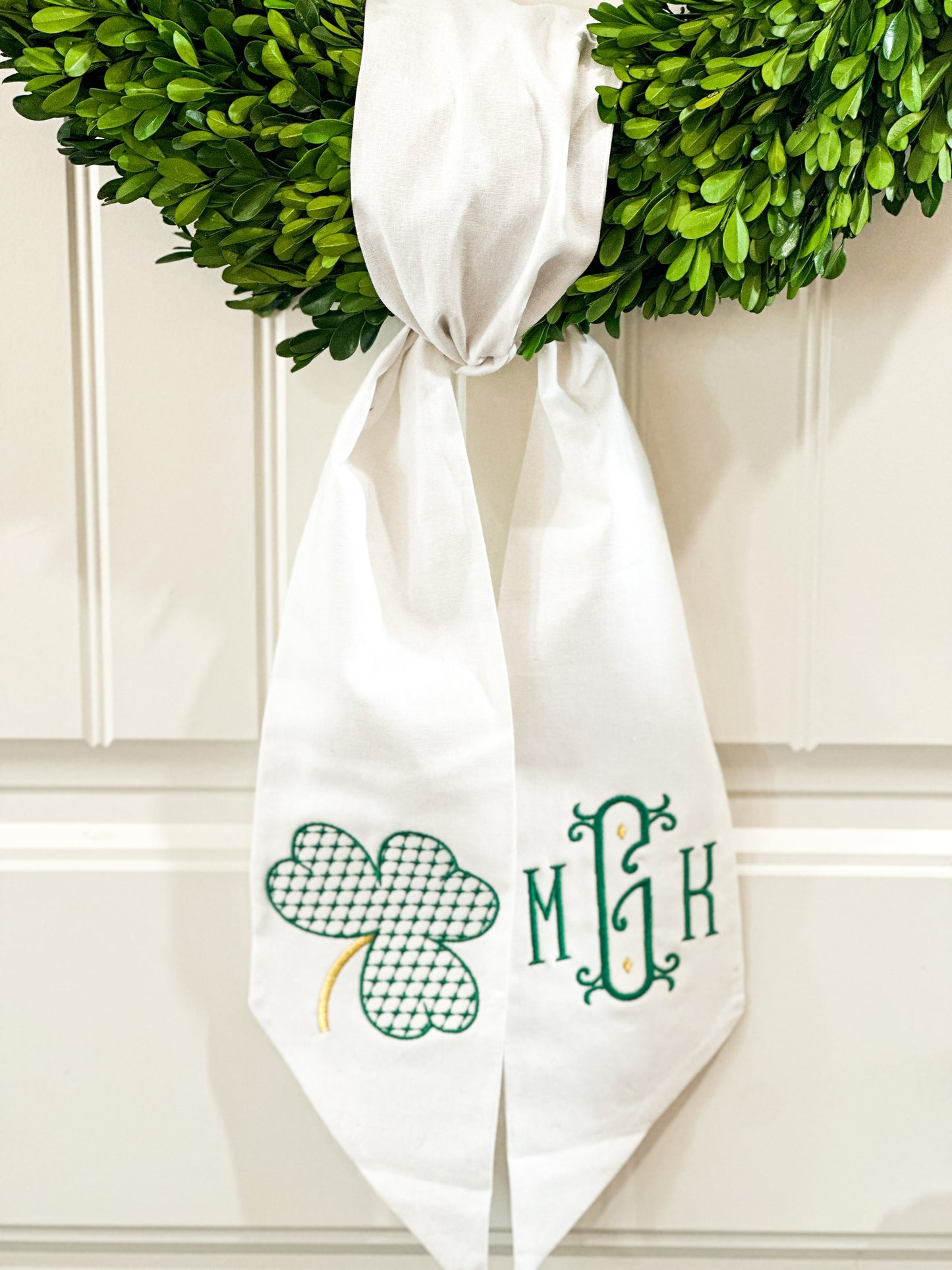 Wreath Sash