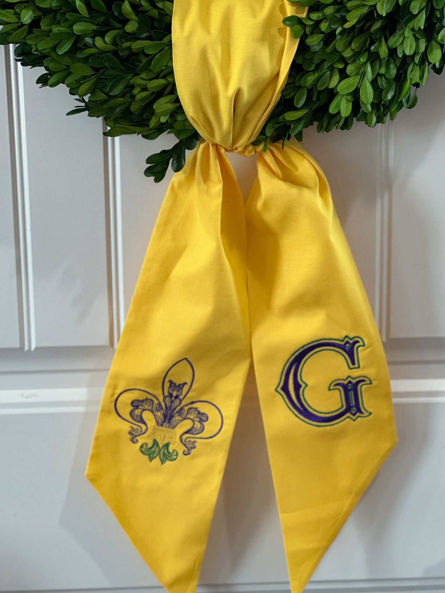 Holiday Wreath Sash Bundle -- Set of Four