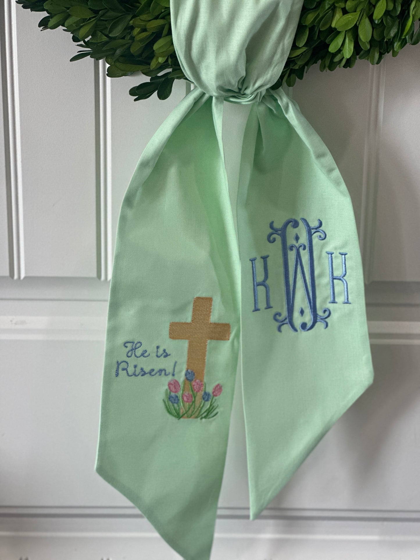 Wreath Sash