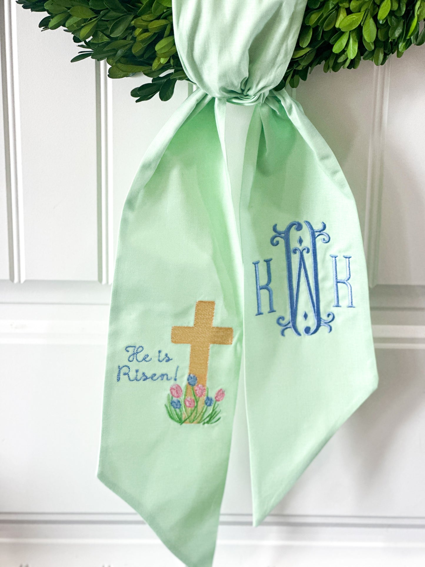 Holiday Wreath Sash Bundle -- Set of Four