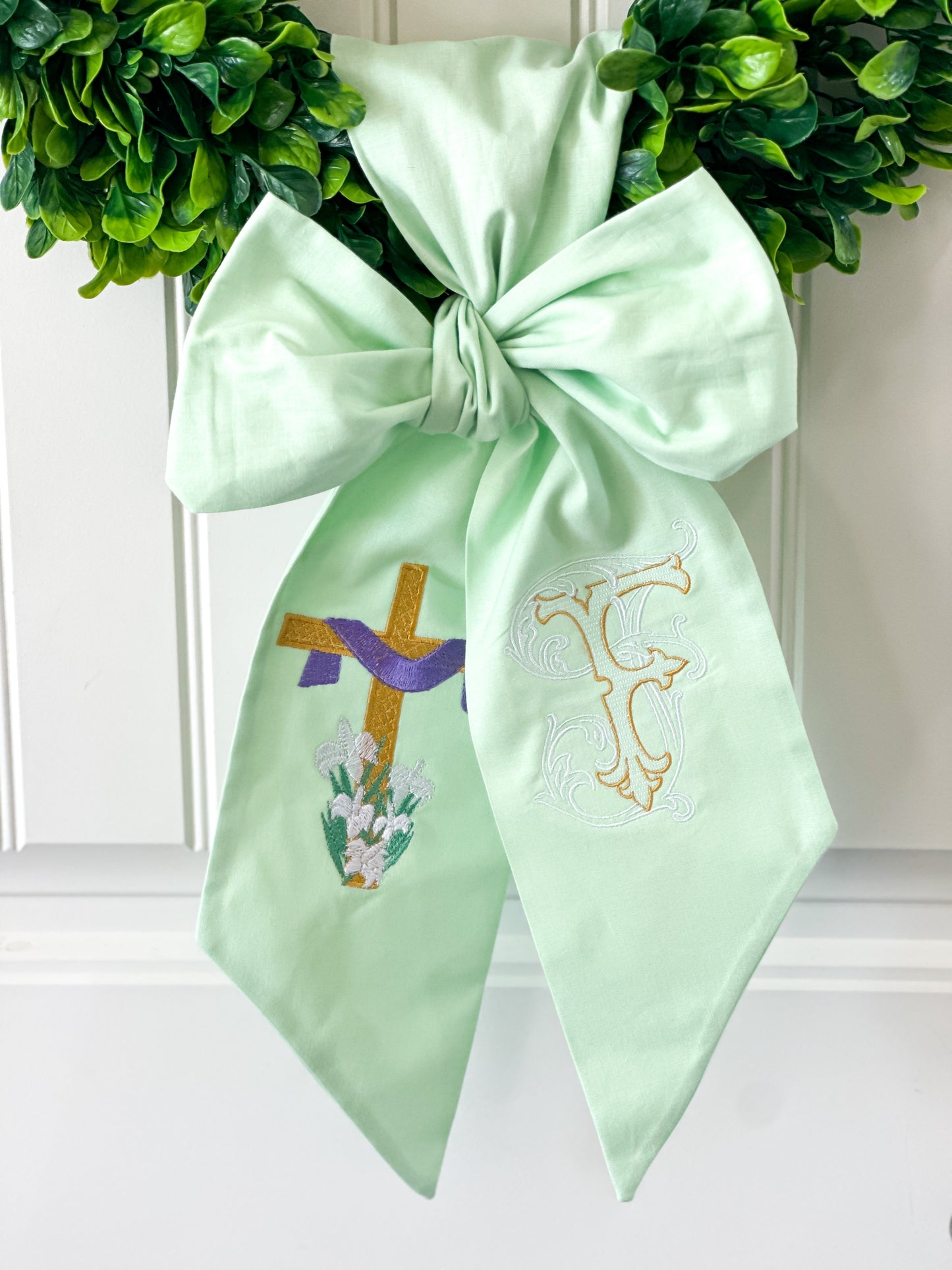 Holiday Wreath Sash Bundle -- Set of Seven