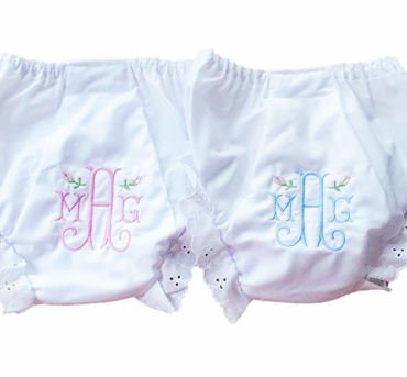 Classic White Eyelet Bloomers