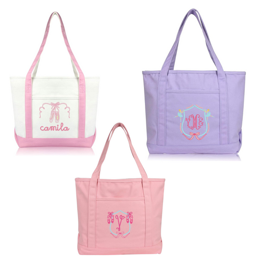 Ballet Canvas Tote Bags