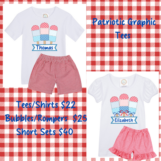 PATRIOTIC GRAPHIC TEES
