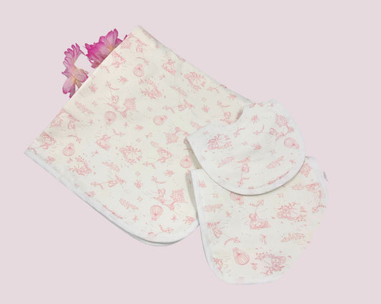 Toile Baby Blanket