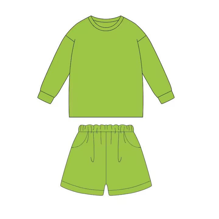 FRENCH TERRY SHORT AND SKORT SETS