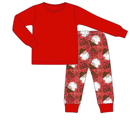 MERRY CHRISTMAS Y'ALL UNISEX JAMMIES