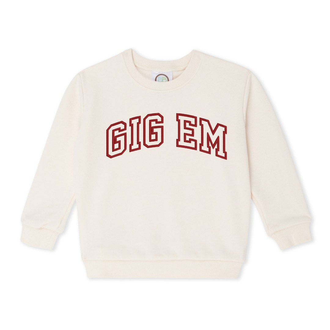 Unisex Monogrammed Sweatshirt