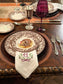 White Hemstich Dinner Napkins