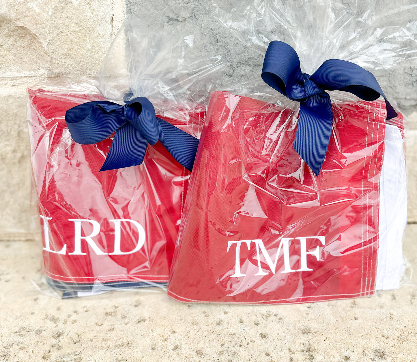 Monogrammed Texas Flag