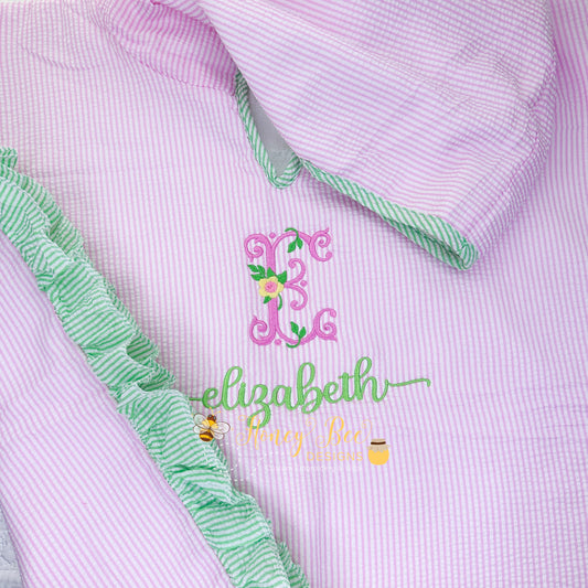 Seersucker Beach Towel