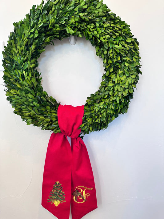 Holiday Wreath Sash Bundle -- Set of Seven