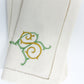 White Hemstich Dinner Napkins