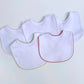 Picot Trimmed Bibs