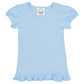 Girl's Puff Sleeve T-Shirt with ruffle hem