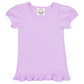 Girl's Puff Sleeve T-Shirt with ruffle hem