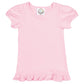 Girl's Puff Sleeve T-Shirt with ruffle hem